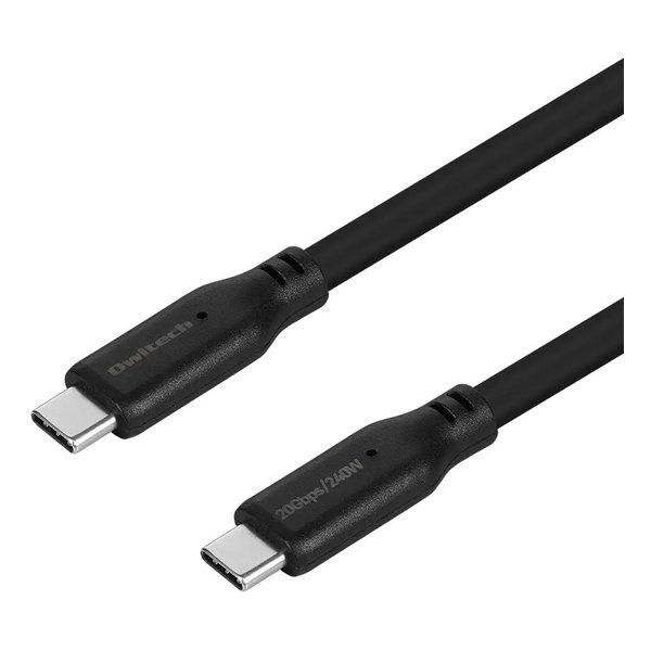 Owltech オウルテック USB充電ケーブル Type-C to Type-C/高速転送 最大2...