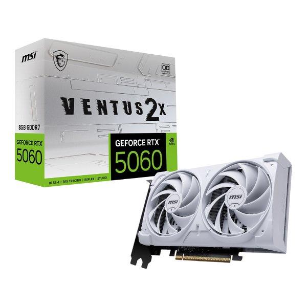 MSI エムエスアイ GeForce RTX 5060 8G VENTUS 2X OC WHITE ...