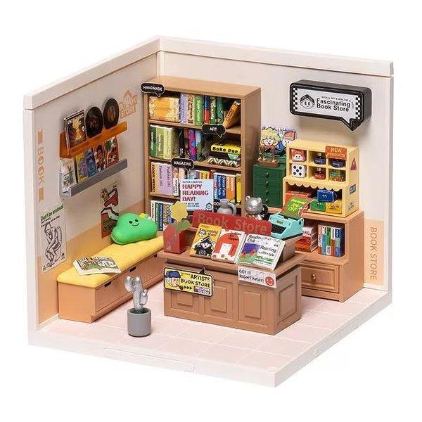 ROBOTIME（ロボタイム） Fascinating Book Store / 本屋 英語版 DW...