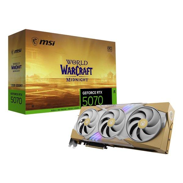 MSI エムエスアイ GeForce RTX 5070 12G World of Warcraft ...