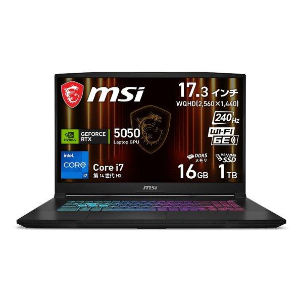MSI エムエスアイ ゲーミングノートPC Katana 17 HX B14W ブラック Katan...