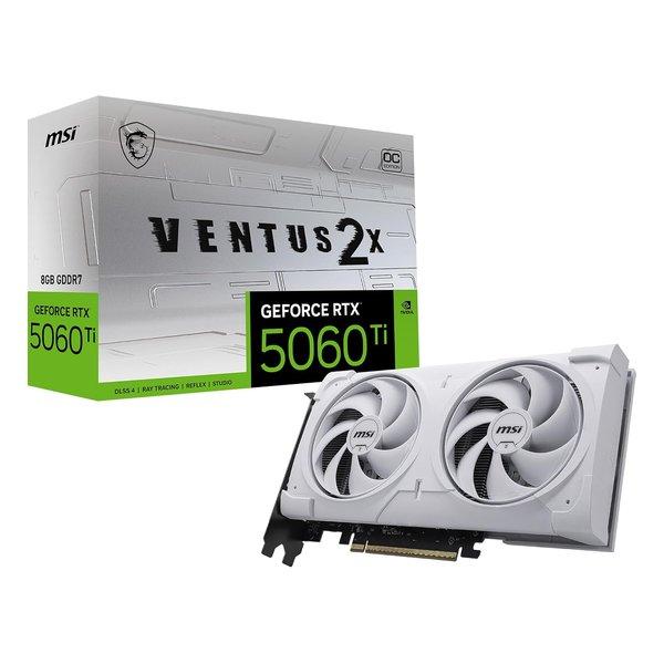MSI エムエスアイ GeForce RTX 5060 Ti 8G VENTUS 2X OC WHI...