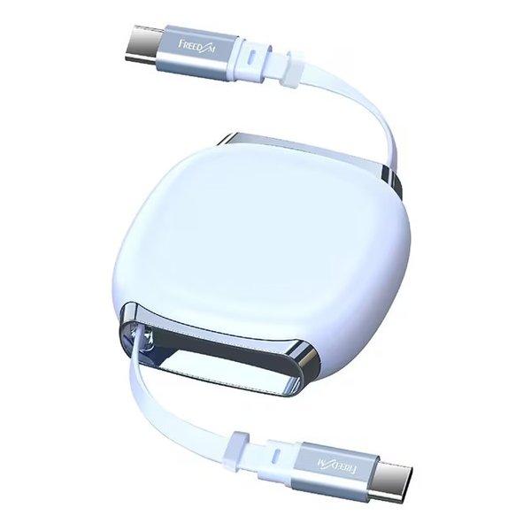 FREEDOM（フリーダム） TYPE-Cマグネット式収納巻き取りPD100Wケーブル スターシーブ...