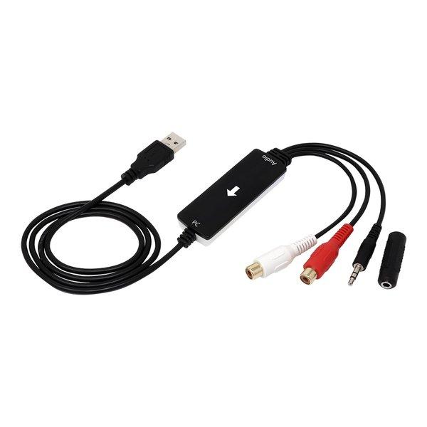 AINEX アイネックス RCA/3.5mm端子 USBオーディオキャプチャーケーブル CAP-RC...