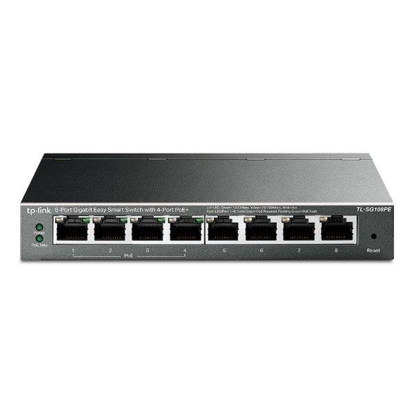 TP-Link ティーピーリンク ギガビットポート×8 イージースマートスイッチ（PoE＋ポート×4...