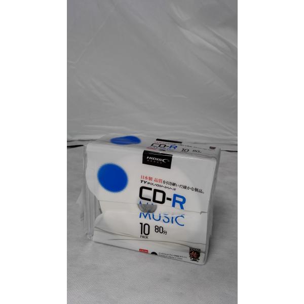 HI-DISC CD-R 音楽用 48倍速 80分 5mmSlim 10枚 TYテクノロジー【パッケ...