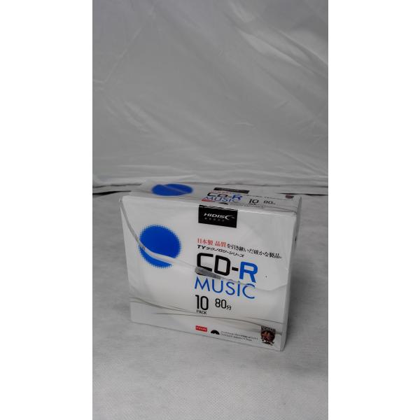 HI-DISC CD-R 音楽用 48倍速 80分 5mmSlim 10枚 TYテクノロジー【パッケ...