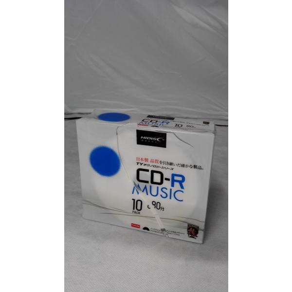 HI-DISC CD-R 音楽用 48倍速 80分 5mmSlim 10枚 TYテクノロジー【パッケ...