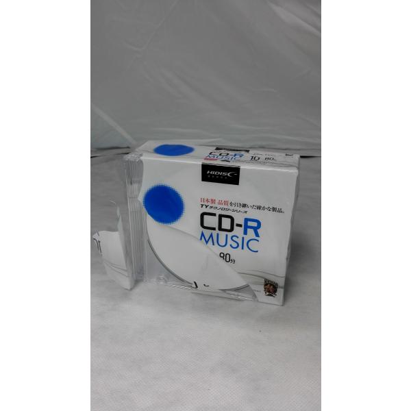 HI-DISC CD-R 音楽用 48倍速 80分 5mmSlim 10枚 TYテクノロジー【パッケ...