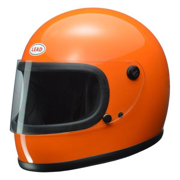 LEAD工業 リードコウギョウ バイク ヘルメット フルフェイス RX-200R オレンジ フリーサ...