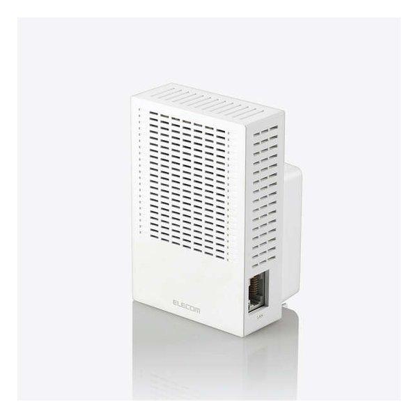 ELECOM エレコム 無線LAN中継器 867+300Mbps ホワイト WTC-C1167GC-...