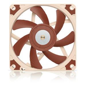 Noctua ノクチュア プレミアム 超静音 スリム ファン 4 -Pin接続 120mm ブラウン NF-A12X15PWM(2510249)｜e-zoaplus