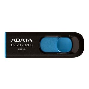 ADATA エイデータ USB3.0フラッシュメモリ AUV128シリーズ 32GB ブラック+ブルー AUV-128-32G-RBE(2480173)｜e-zoaplus