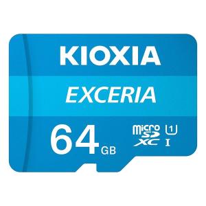 Kioxia キオクシア microSDXC 64GB アダプター付 紙パッケージ LMEX1L064GG2(2511574)｜e-zoaplus