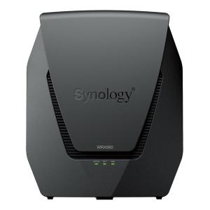 Synology シノロジー 多機能デュアルバンド Wi-Fi 6 ルーター WRX560 ブラック WRX560(2573860)｜e-zoaplus