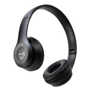 YELL エール Bluetoothヘッドホン 折りたたみ式 有線 MP3プレーヤー ブラック HP0004BK(2558041)｜e-zoaplus