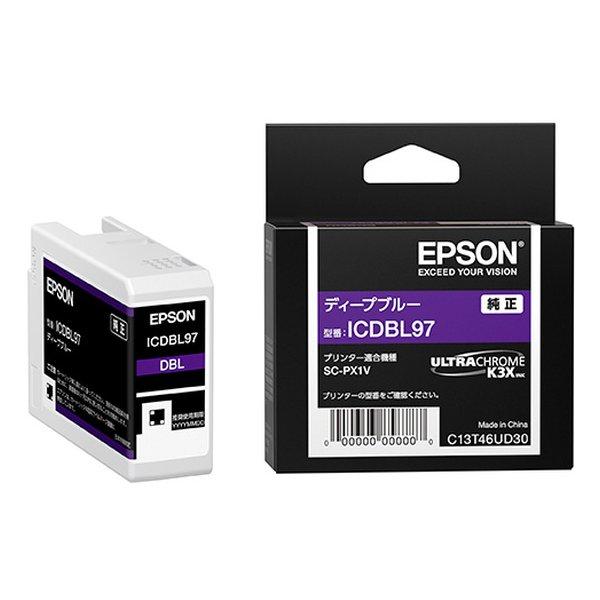 EPSON エプソン SC-PX1V用 純正インクカートリッジ ディープブルー ICDBL97 IC...