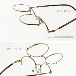 跳ね上げ式 若見え 度付きメガネ レンズセット...の詳細画像4