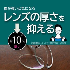 1.60非球面オプションレンズ(2枚1組/送料...の詳細画像1