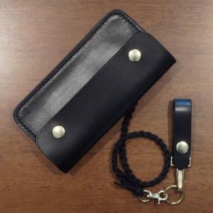 CB3-185-R-ブラック-財布大3-185ロープ付き-CB3185R-黒羽（CROW