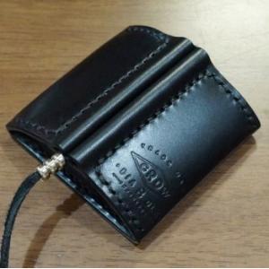 CS-ブラック-CSハーフウォレット-黒羽（CROW：クロウ)（ショート