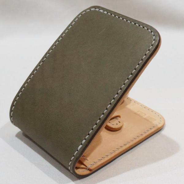 CS2-2ND-OLVxNT-25周年記念2ND別注CSハーフウォレット2型-CS22ND-黒羽（C...