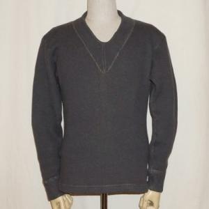 ANTICA-チャコール-10Sアンティークニット-DELUXEWARE-デラックスウエアニット-D...