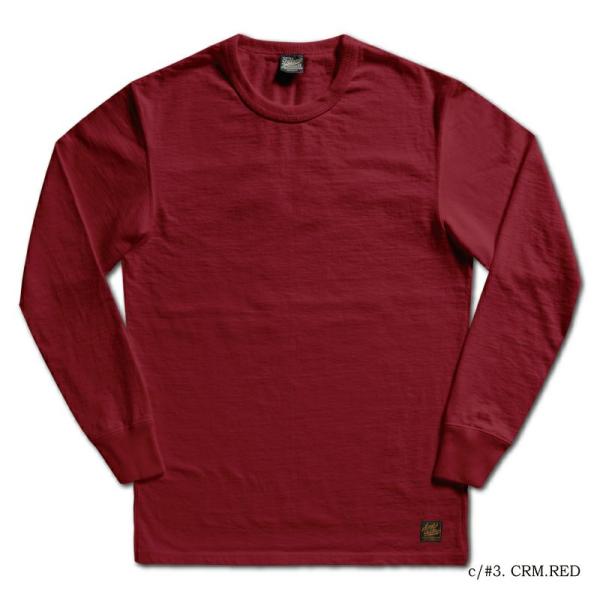 DXTL-00 CRM.RD 無地長袖Tシャツ DXTL00 DELUXEWARE デラックスウエア...