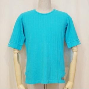 EL17T-ブルー-エルボースリーブ17T-DELUXEWARE-デラックスウエアＴシャツ-DALE...