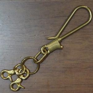 HOOK HOLDER.L-BRASS-フックキーホルダーL-HOOKHOLDERL-DELUXEW...