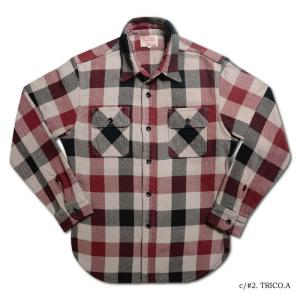 DELUXEWARE（デラックスウエア） HV-59 OMBRE HEAVY NEL SHIRT オン