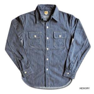 DELUXEWARE（デラックスウエア） HV-01 HICKORY NEL SHIRT ヒッコリー