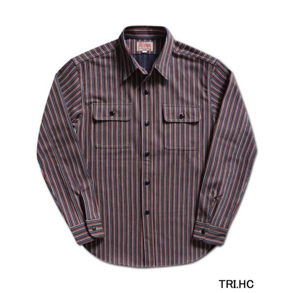 HV-01A TRI.HC HICKORY NEL SHIRT HV01A DELUXEWARE デ...