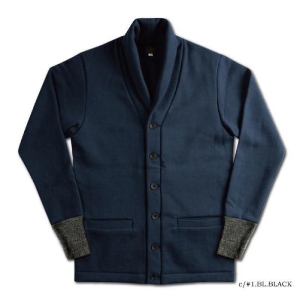 RACTER-BLBK-30s ネックウォームカーディガン-DELUXEWARE-デラックスウエアカ...