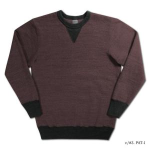 DELUXEWARE（デラックスウエア） S101-P-ドリップレッド-無地スエット