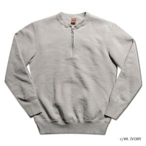 DELUXEWARE（デラックスウエア） S101-P-ドリップレッド-無地スエット