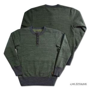 美品⭐︎テラウェア上⭐︎L⭐︎オープンネック DELUXEWARE（デラックスウエア） デラックスウェア ヘンリーネック