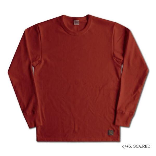 SLL-P-SCA.RD-無地長袖Tシャツ-SLLP-DELUXEWARE-デラックスウエア長袖Tシ...