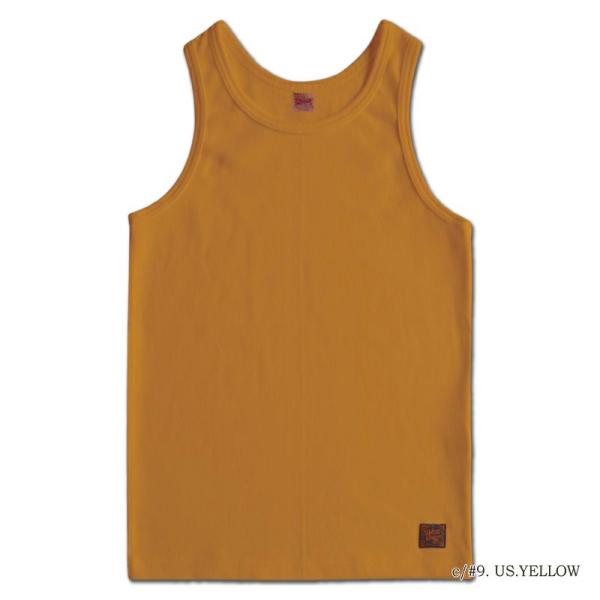 TNK-00 YE リブタンクトップ TNK00 DELUXEWARE デラックスウエアタンクトップ