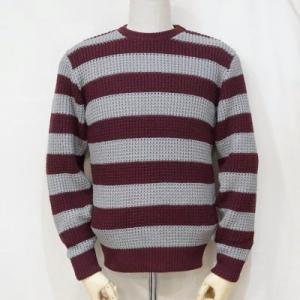 F-KT001-WINxGRY-コットンボーダーニット001-FKT001-FLATHEAD-ニット...