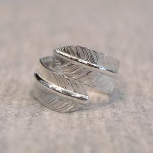 F/RL-ラフフェザーリングLサイズ-FRL-FLATHEAD-フラットヘッドシルバーリング・フラッ...