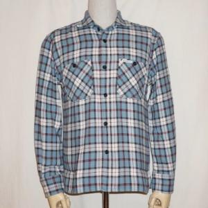 フラットヘッド THE FLAT HEAD 長袖 ブロック チェック シャツ F-SCS
