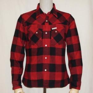 DUBBLEWORKS（ダブルワークス） ウエスタン プリント オープンカラー