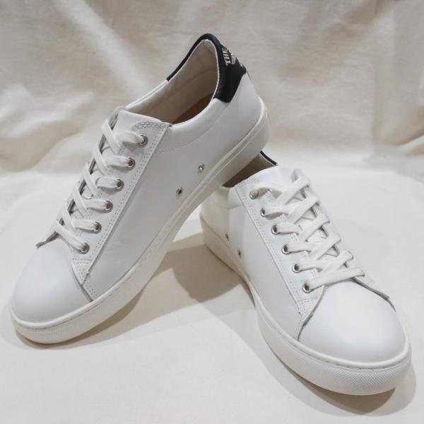 FN-FS-001 WH レザースニーカー FNFS001 FLATHEAD フラットヘッド 靴 シ...