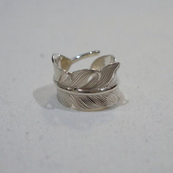 FN-JR-002-ラフフェザーシルバーリングLサイズ-FNJR002-FLATHEAD-フラットヘ...