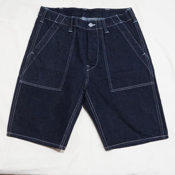FN-S-DP003 12oz DENIM HALF PANTS FNSDP003 FLATHEAD...