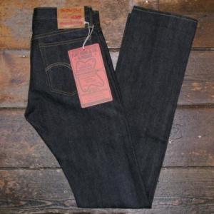 K011-コットンケブラーデニムタイトストレートモデル・スレーキ巾着付-FLATHEAD-フラットヘ...