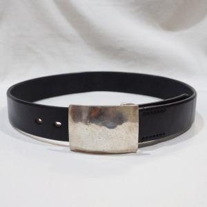 FN-BE-L001-BK-プレート牛ベルト(旧品番OB-001)-FNBEL001-FLATHEAD