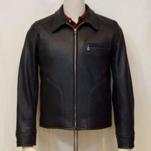 SRJ-41KA-ブラック-ディアスキンライダースJKT41KA・キーホルダー付-SRJ41KA-F...