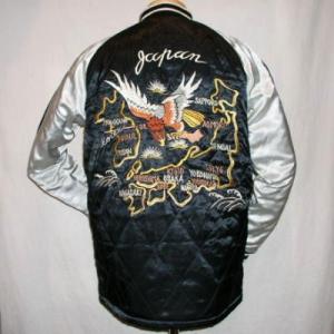 フラットヘッド】 スーベニアジャケット スカジャン タイガー&ジャパン